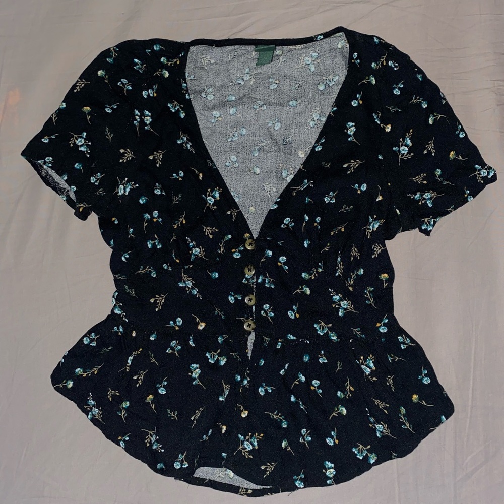 Wild Fable Cropped Blouse